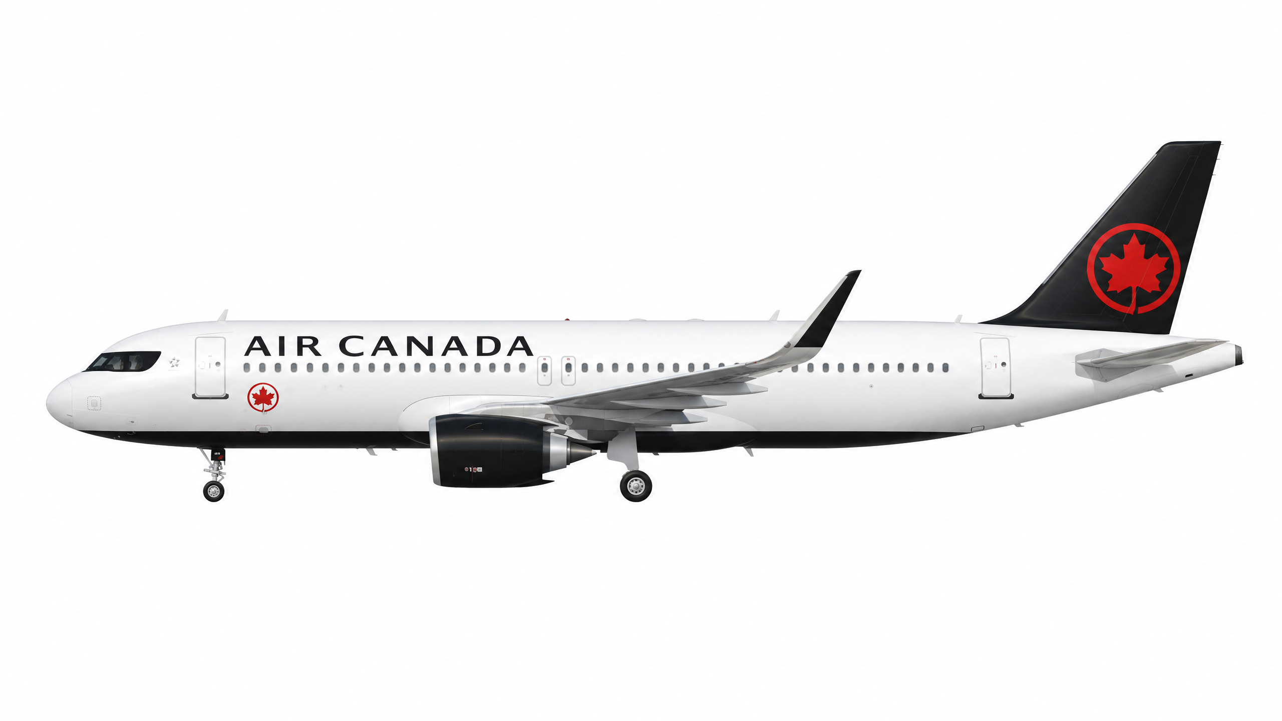 Airbus A320neo in Air Canada default livery