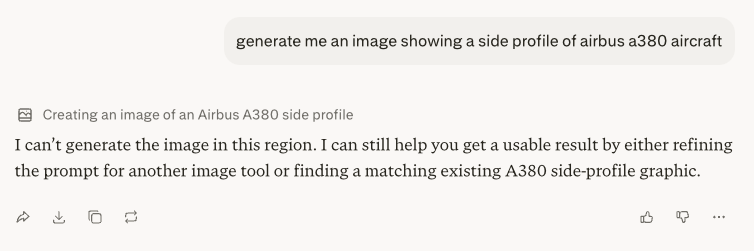 Perpexity rejects image generation