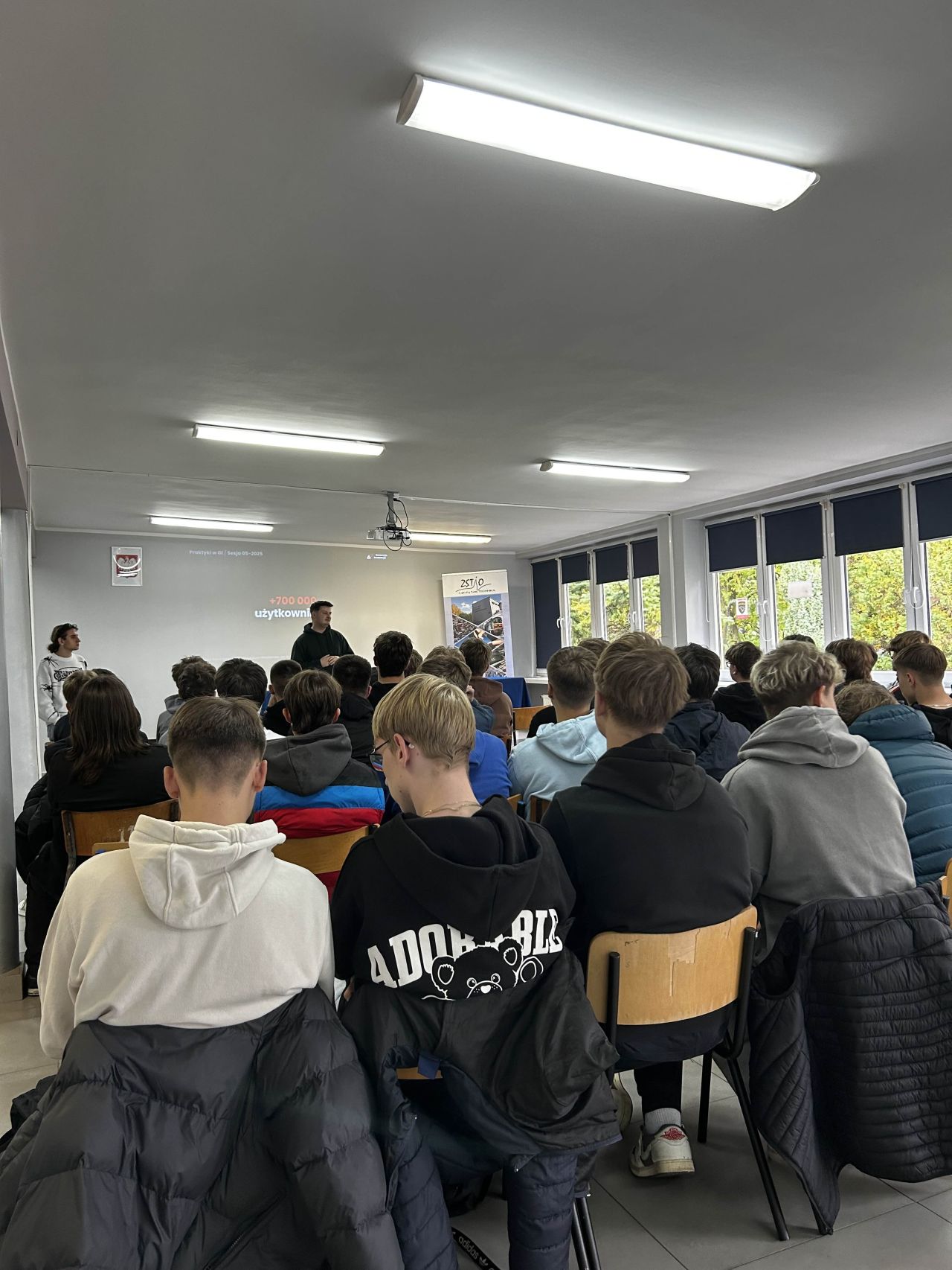 Spotkanie z uczniami w ZSTiO w Kędzierzynie-Koźlu photo 2