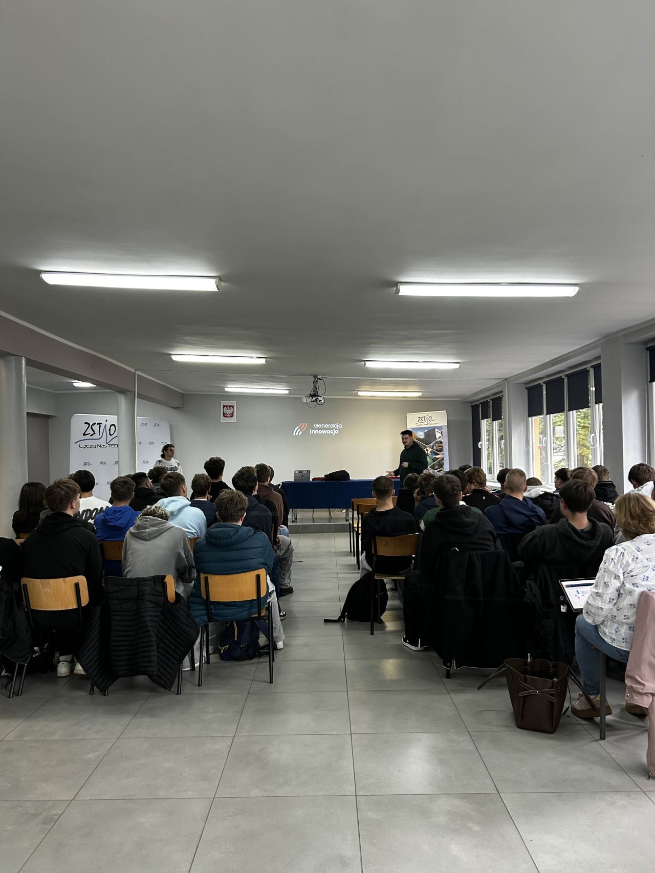 Spotkanie z uczniami w ZSTiO w Kędzierzynie-Koźlu photo 3