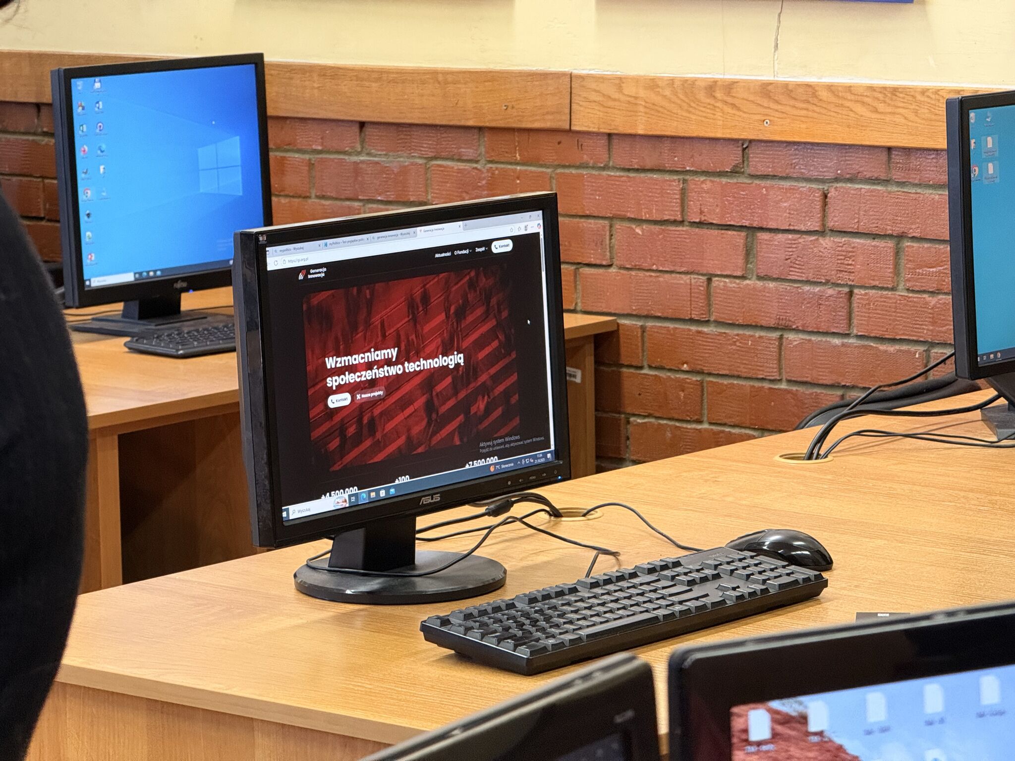 Spotkanie z uczniami w ZST Puławy photo 2